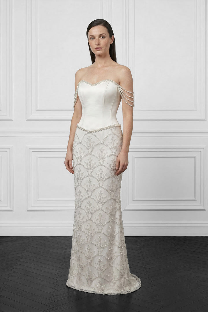 Aurelia Pearl Corset Bridal Gown