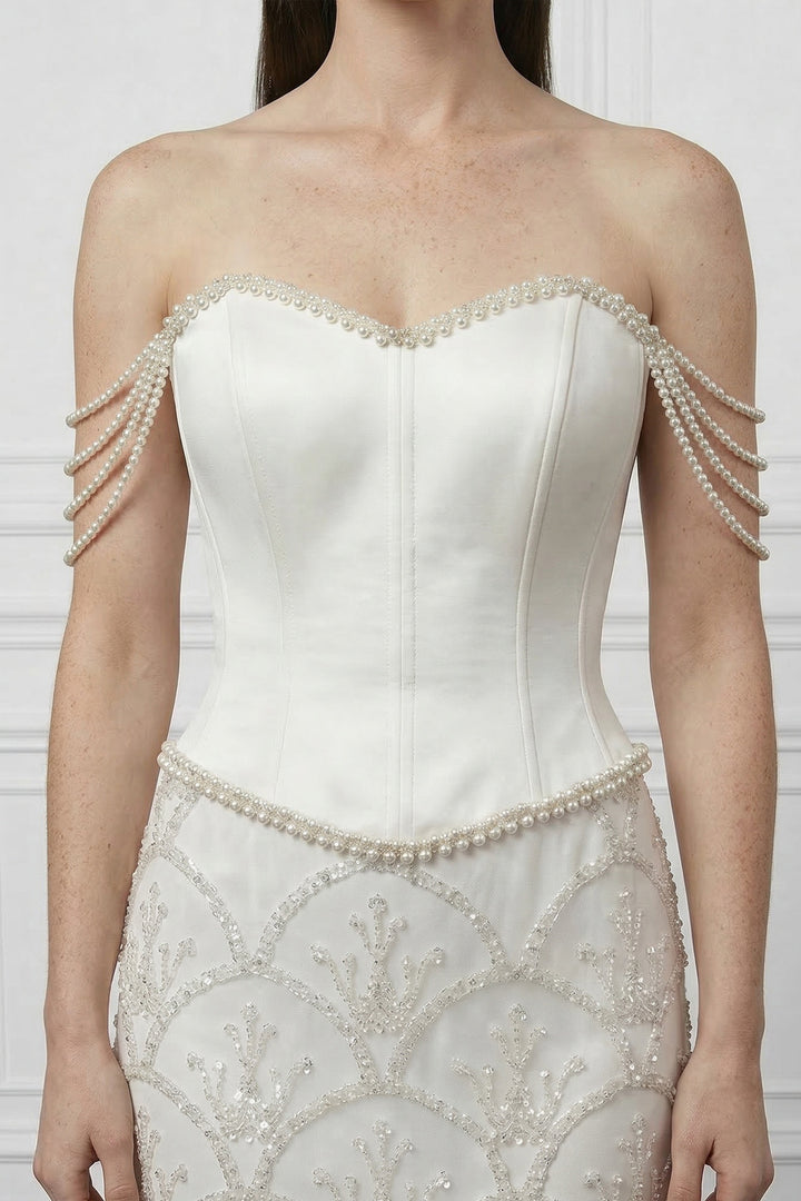 Aurelia Pearl Corset Bridal Gown