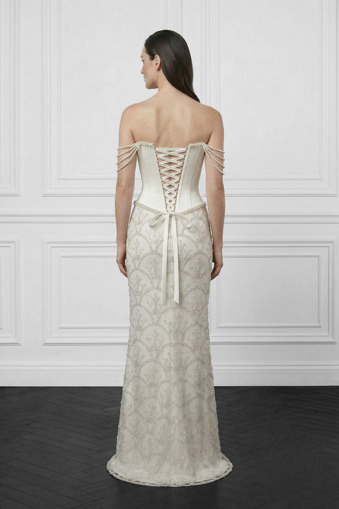 Aurelia Pearl Corset Bridal Gown