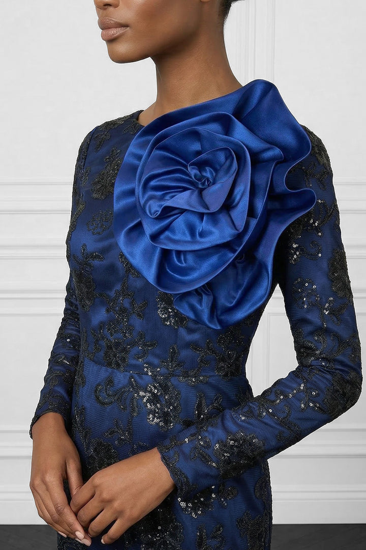 MIDNIGHT ROSE GOWN